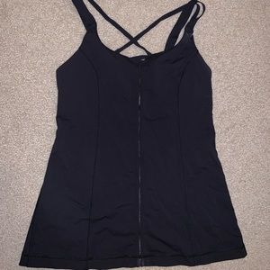 Black lululemon tank top